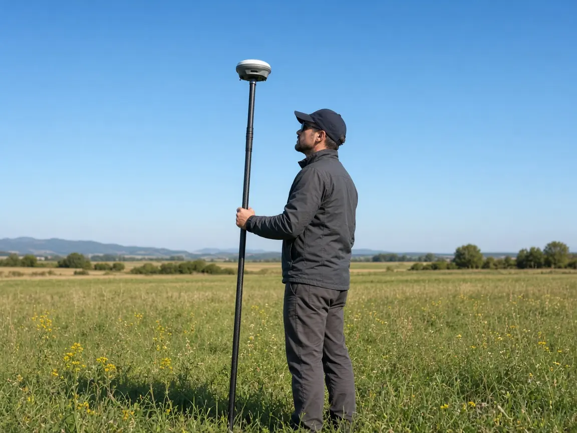 GNSS rover ile açık arazide konum ölçümü